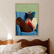 melting studio. 層次色調室內裝飾畫框 60 Warm Silence, 畫布 橡木