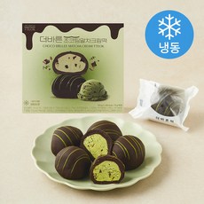 더바른 초코팅 말차크림떡 (냉동), 70g, 1개, 6개입