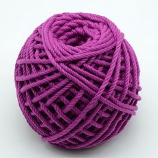 90股彩色棉線, 12 洋紅色, 70m