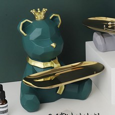 JHCompany小國王泰迪熊托盤, 綠色