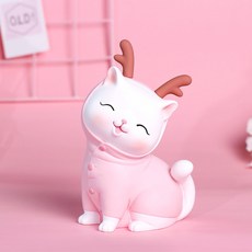 JHCompany裝成鹿的貓存錢筒, 粉色的, 1個