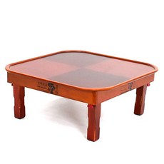 Namwoneunhaenggongbang 方形橢圓形多功能桌 Baduk No. 4 60 x 60 cm, 紅棗