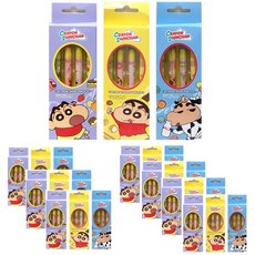 Feelbox 蠟筆小新印花換芯鉛筆 4入, 混色, 24組