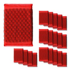 SSCSSAC 清潔海綿刷組 紅色, 1入, 20個