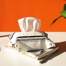 JCP 亞麻蕾絲面紙套, 民族風