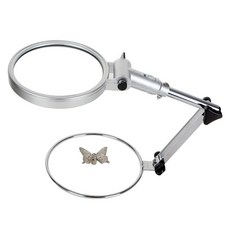 Dadamgi 桌上型LED一般型放大鏡 大型放大鏡 MA04, 混合色, 1個