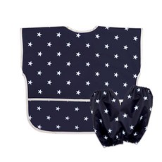 DEOHAEPI Starlight 兒童防水短袖藝術袍袖套 03, 深藍色