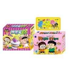 常見兄妹 貝波嘟起司史萊姆製作組 + 顏料遊戲 A款 + 魔法筆, 混合顏色, 1套