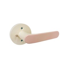 Eco Sangsa粉彩室內門安裝無鑰匙型, 奶油色+粉色