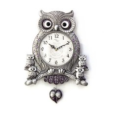 저소음 아콘 부엉이 시계, 주석