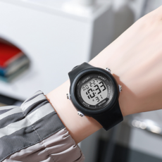 WEIDE每日運動多功能手錶, 1個, 黑色