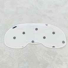 aunt mimi 棉質枕芯+枕套 2入, 乳白色 點點款(紗布)