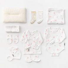 moms nature 嬰兒禮品組 12入 Rabbit款