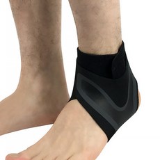 I Love Fit 輕量運動護踝 左腳 黑色, 1個