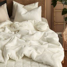 HELLOSLEEP 莫代爾鬆餅格紋超細纖維冬季薄被組