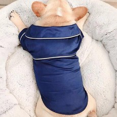 法式優質秘密狗狗睡衣, 海軍藍