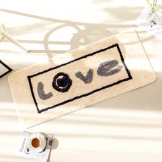 Mother's HOME 3D圖案絨毛腳踏墊, 愛