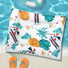 모모 반려동물 비치 아이스패드 쿨매트, 야자수, 1개