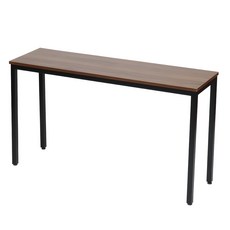 dorifurniture 和諧黑色立式桌, 木紋色