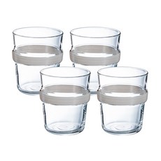 Luminarc 質感水杯 灰色 270ml, 4個