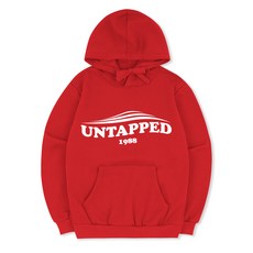 UNTAPPED 男士大尺碼波浪刷毛連帽T恤