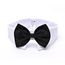 狗狗領結圍巾, 黑色, 1個