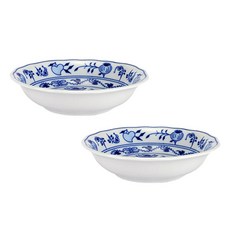 捷克藍瓷 Zwiebelmuster 洋蔥圖騰系列 深型小菜碗 13cm CB046, 混色, 2個