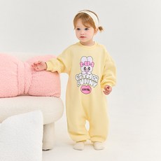 NEW KIDSON Esther Bunny Little 嬰兒小兔厚刷毛連身衣