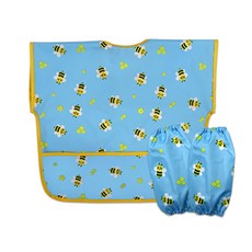 DEOHAEPI Baby Bee 防水短袖藝術禮服無袖套組 06, 天空