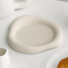 데미무드 포밍 실리콘 코스터, 화이트, 1개