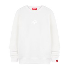 NESPA 閃電雲朵刷毛大尺碼大學T恤 SMA_0389