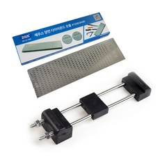 ZEUS 金剛石雙面油石 1200 / 400 LX-1602 + Cheonsung 精密橡膠支架套組, 1組