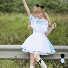 Elsso 女性萬聖節愛麗絲角色扮演服裝