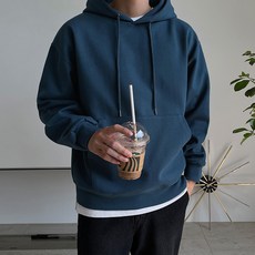 jogunshop 男款落肩半寬鬆雙層連帽T恤 JG1969