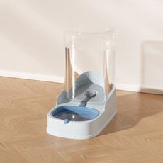 PASTEL PET 寵物大容量半自動餵水器 16.5 x 29.5 x 27.5 cm, 1個, 藍色