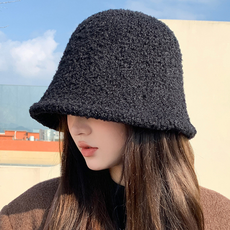 Silvers 羊羔絨顯臉小漁夫帽 A508