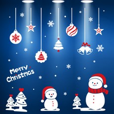 真正零利潤商城 聖誕節室內裝飾貼紙 3入, 29 HYC 25