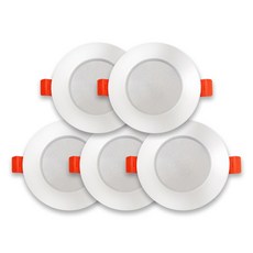 Gaon LED筒燈 4W 100 x 30 x 60 mm, 白光(白色), 5個