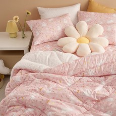 SesaOnline 幼兒用My Bunny絎縫被, 粉紅色