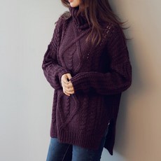 비나인 여성용 윙드 니트