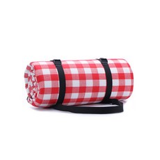 野餐格紋防水墊 4mm, 紅色的