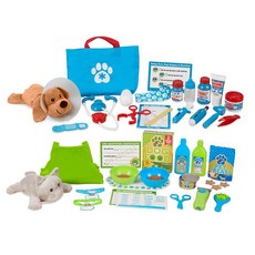 멜리사앤더그 애완동물 돌보기 디럭스 병원놀이 세트 MD7132, 혼합색상, 1개