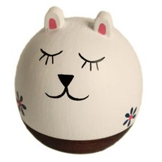 Tapsiga 木質圓形動物擺件, 兔子