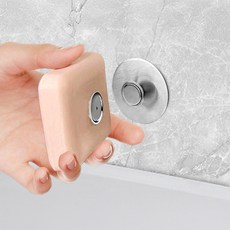 solve living 簡約免鑽孔磁吸簡易3M黏貼式肥皂架, 銀色, 2個