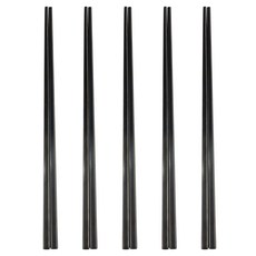 RAONNURI 素色筷子 5雙入, Real Black