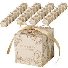 Khohimo 回禮緞帶禮物盒 5W0499, 30個, 香檳色