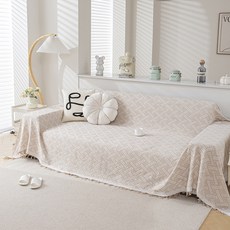 Unhev 多用途格紋沙發套, 1個, B 咖啡色