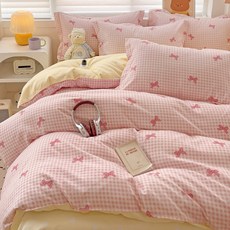 UNHEVE 圖案被套, W 蝴蝶結