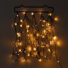 太陽能LED生活防水樹燈 50燈組, 暖色, 1套