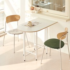 리센트 어반 1000 반타원형 식탁 테이블, 화이트